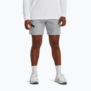 Мъжки шорти за тренировка Under Armour Unstoppable Fleece mod grey/black