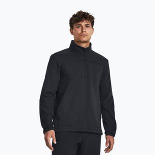Мъжки суитшърт Under Armour Tactical Rival Job Fleece 1/4 Zip black / black / black