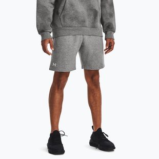 Мъжки шорти за тренировка Under Armour Rival Fleece castlerock light heather/white