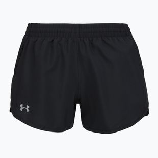 Дамски шорти за бягане Under Armour Fly By 3" black/ black/reflective