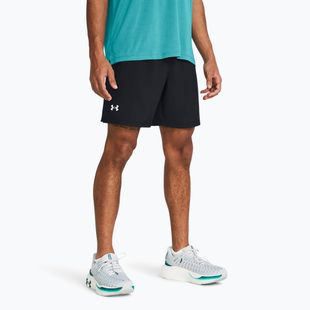 Мъжки къси панталони за бягане Under Armour Launch 7" Unlined black / black / reflective