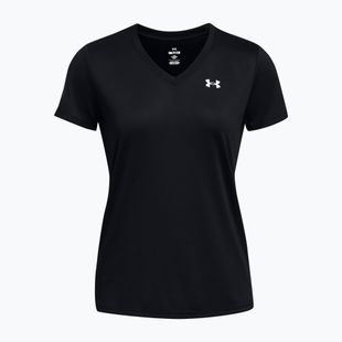 Дамска тренировъчна тениска Under Armour Tech SSV Solid black/white
