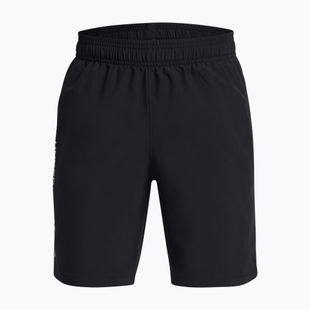 Детски шорти за тренировка Under Armour Woven Wordmark black
