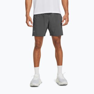 Мъжки къси панталони за бягане Under Armour Launch Elite 2In1 7'' castelrock/castelrock/reflective