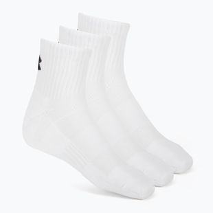 Чорапи Under Armour Training Cotton Quarter 3 чифта white/white/black