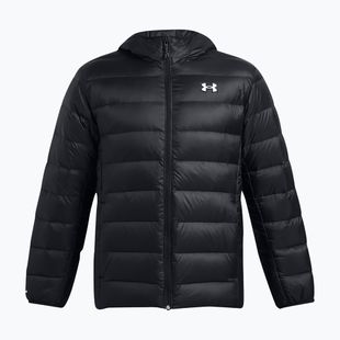 Мъжко яке Under Armour Legend Down Hooded Jacket black/black/white