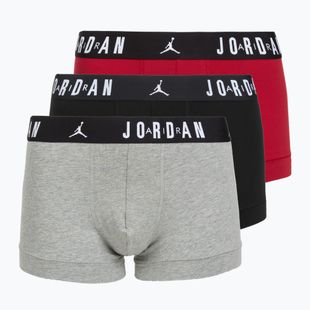 Mъжки боксерки Nike Jordan JHM Flight Cotton Trunk 3 чифта gym red/black