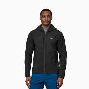 Мъжко софтшел яке Patagonia R2 TechFace Hoody black