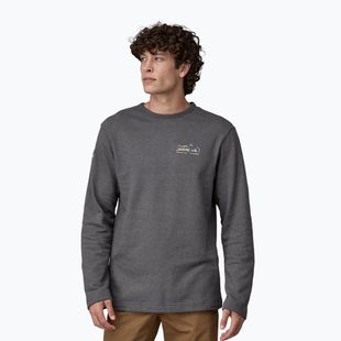 Мъжки суитшърт Patagonia Lightweight Unity Fitz Wildrise Crew ink black