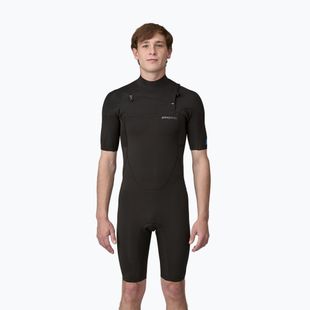 Мъжки неопренов костюм за плуване Patagonia Yulex Regulator Lite FZ Spring black