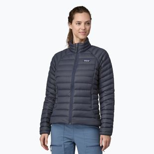 Дамско пухено яке Patagonia Down Sweater Hoody smolder blue