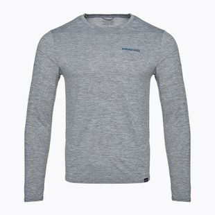 Мъжка блуза с дълъг ръкав Patagonia Cap Cool Daily Graphic Shirt-Waters boardshort logo abalone blue/feather grey