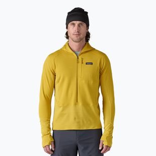 Мъжки софтшел якета Patagonia R1 Hybrid Pullover Hoody bundle green