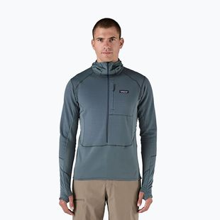 Мъжко софтшел яке Patagonia R1 Hybrid Pullover utility blue