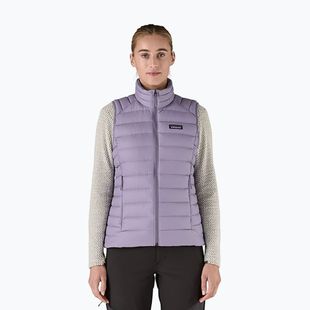 Дамски пуловер Patagonia Down Sweater concrete purple