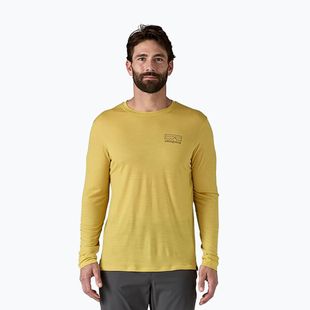 Мъжки панталон Patagonia Cap Cool Merino Blend Longsleeve Graphic fitz roy strata/bundle green