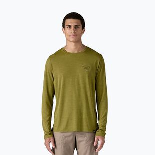 Мъжки дълъг ръкав Patagonia Cap Cool Daily Graphic Lands clean climb roots/graze green x-dye