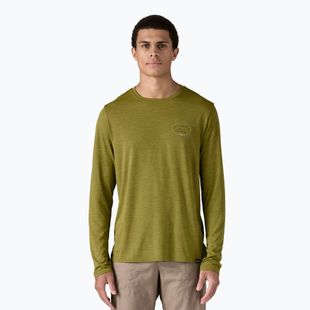 Мъжки дълъг ръкав Patagonia Cap Cool Daily Graphic Lands clean climb roots/graze green x-dye