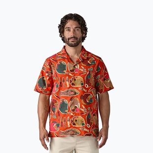 Мъжка тениска Patagonia Tidal Threads Camp wrasse/pollinator orange