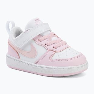 Детски обувки Nike Court Borough Low Recraft white/pink foam