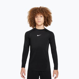 Детска блуза с дълъг ръкав Nike Pro Dri-Fit black/white