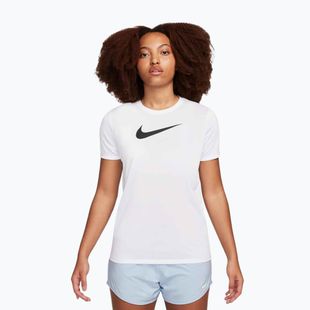 Дамска тениска за тренировка Nike Dri-Fit white/black
