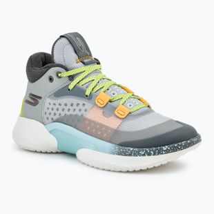 Мъжки баскетболни обувки SKECHERS SKX Resagrip gray/yellow