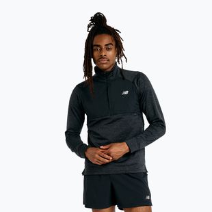 Мъжка блуза с дълъг ръкав за бягане New Balance Athletics Heat Grid 1/2 Zip black