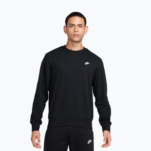 Мъжки суитшърт Nike Club French Terry Crew black/white