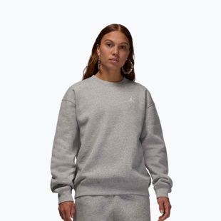 Дамски суитшърт Jordan Brooklyn Fleece dark grey heather/white