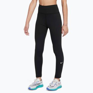 Детски клин Nike One Dri-Fit High-Waisted black/white