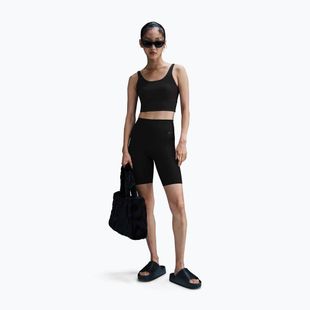 Спортен сутиен Nike Zenvy Rib Light Support Longline black/black