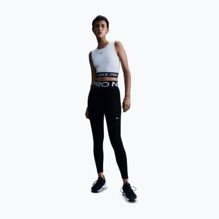 Дамска тениска за тренировка Nike Pro Dri-Fit white/black