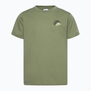 Детска тениска Nike Sportswear Standard Issue oil green