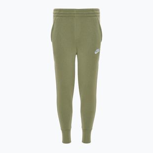 Детски панталон Nike Sportswear Club Fleece oil green/ oil green/ white 