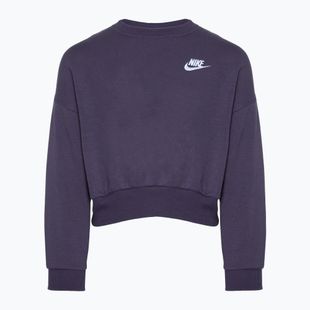Детски суитшърт Nike Sportswear Club Fleece dark raisin / white
