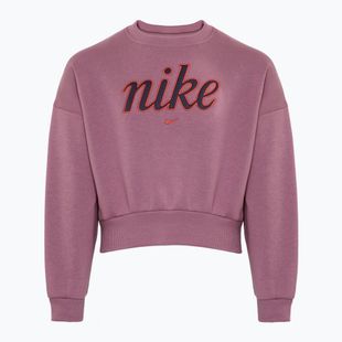 Детски суитшърт Nike Sportswear Club Fleece plum dust/light wild mango