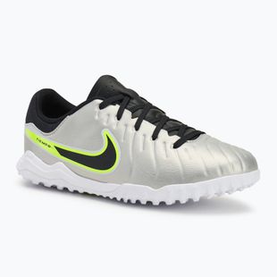 Детски футболни обувки Nike Tiempo Legend 10 Academy TF metallic silver/volt/black