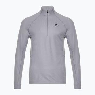 Мъжки суитшърт за бягане Nike Trail Dri-Fit 1/2 Zip cement grey/black