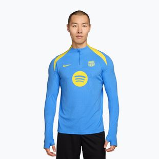 Мъжка футболна фланелка с дълъг ръкав Nike FC Barcelona Strike Elite SE Drill Top university blue/opti yellow/opti yellow