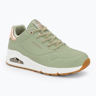 SKECHERS Uno Shimmer Away sage/rose gold/mesh дамски обувки