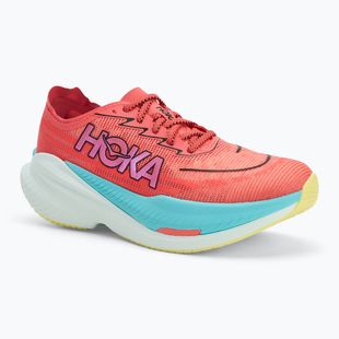 Мъжки обувки за бягане HOKA Mach X 2 grapefuit/electric coral