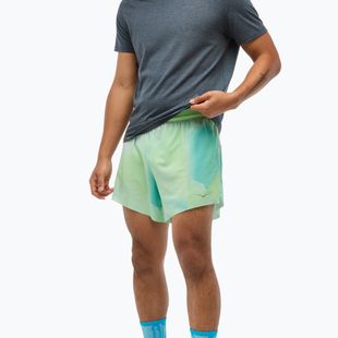 Мъжки къси панталони за бягане HOKA Glide With Brief 5" tart apple mist