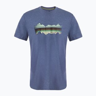 Smartwool Mountain Horizon Graphic Tee nightfall blue трекинг тениска