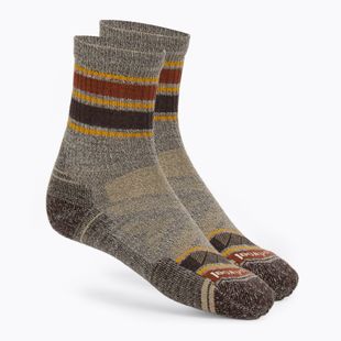 Мъжки чорапи Smartwool Performance Hike Light Cushion Striped Mid Crew taupe/natural marl