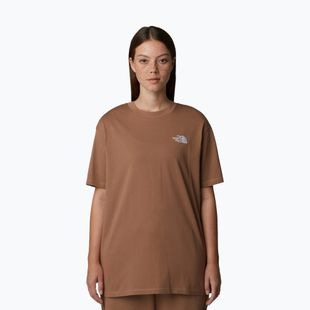 The North Face дамска тениска Essential Oversize Tee latte