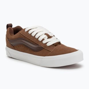 Кафяви обувки Vans Knu Skool от велур