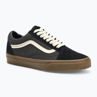 Vans Old Skool тежки платнени черни обувки