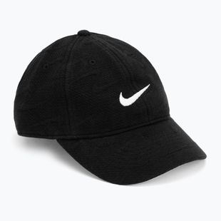 Детска шапка с козирка Nike Swoosh Motion Club black