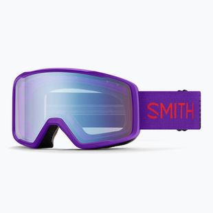 Скиорскa маска Smith Tribute S1 fresh purple/blue sensor mirror antifog